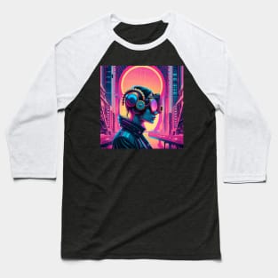 Steampunk synthwave art Baseball T-Shirt